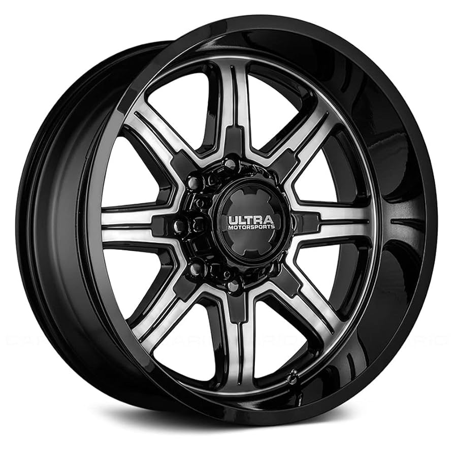HAKU BLACK×CLEAR Amazon.com: ULTRA 229U MENACE Black Wheel with Gloss Diamond